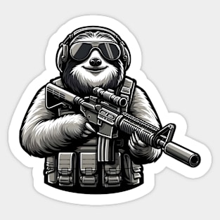 Tactical Sloth Sticker